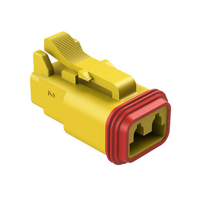 AT06-2S-YEL by Amphenol Sine Systems Corp - CONNECTOR PLUG HSG 2POS