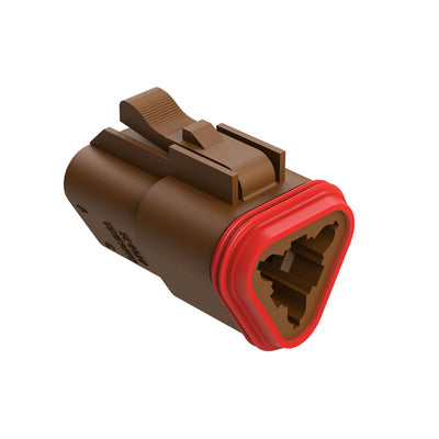 AT06-3S-BRN by Amphenol Sine Systems Corp - CONNECTOR PLUG HSG 3POS