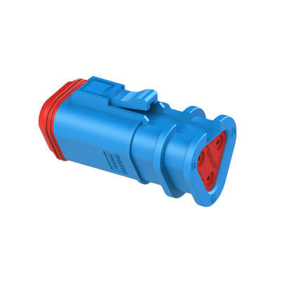 AT06-3S-OMBLU by Amphenol Sine Systems Corp - CONNECTOR PLUG HSG 3POS