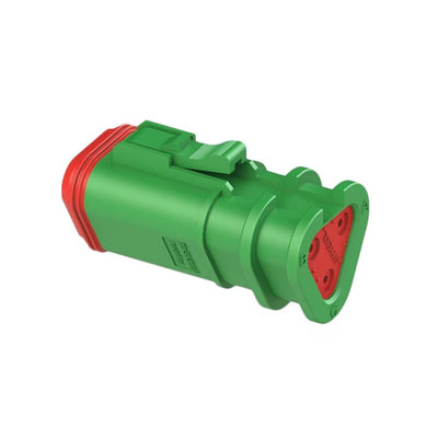 AT06-3S-OMGRN by Amphenol Sine Systems Corp - CONNECTOR PLUG HSG 3POS