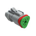 AT06-3S-R680 by Amphenol Sine Systems Corp - CONNECTOR PLUG HSG 3POS