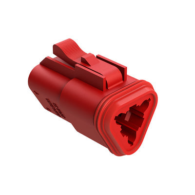 AT06-3S-RED by Amphenol Sine Systems Corp - CONNECTOR PLUG HSG 3POS