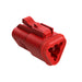 AT06-3S-RED by Amphenol Sine Systems Corp - CONNECTOR PLUG HSG 3POS