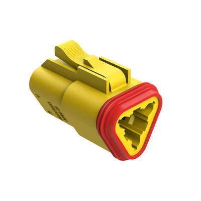 AT06-3S-YEL by Amphenol Sine Systems Corp - CONNECTOR PLUG HSG 3POS