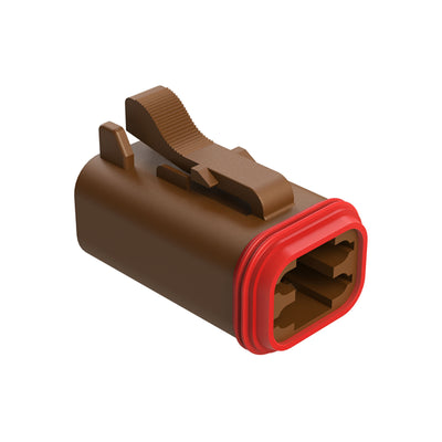 AT06-4S-BRN by Amphenol Sine Systems Corp - CONNECTOR PLUG HSG 4POS