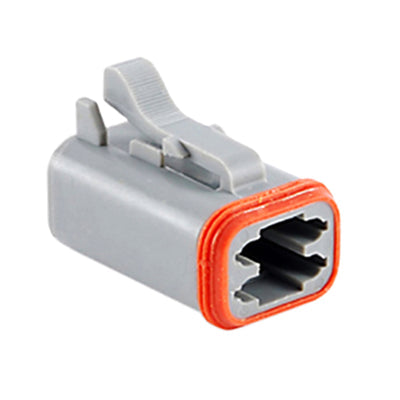 AT06-4S-RD01 by Amphenol Sine Systems Corp - CONNECTOR PLUG HSG 4POS