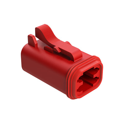 AT06-4S-RED by Amphenol Sine Systems Corp - CONNECTOR PLUG HSG 4POS