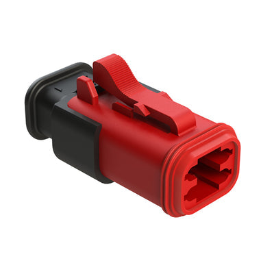 AT06-4S-SR01RED by Amphenol Sine Systems Corp - CONNECTOR PLUG HSG 4POS