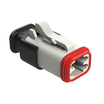 AT06-4S-SR02WHT by Amphenol Sine Systems Corp - CONNECTOR PLUG HSG 4POS