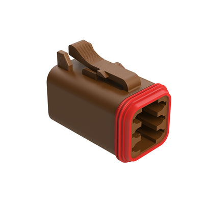 AT06-6S-BRN by Amphenol Sine Systems Corp - CONNECTOR PLUG HSG 6POS