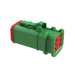 AT06-6S-OMGRN by Amphenol Sine Systems Corp - CONNECTOR PLUG HSG 6POS