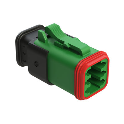 AT06-6S-SR01GRN by Amphenol Sine Systems Corp - CONNECTOR PLUG HSG 6POS