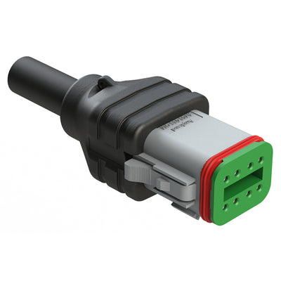 AT06GY-08SA-N-TPE-M10 by Amphenol Sine Systems Corp - 8 POSITION PLUG SINGLE-ENDED MOL