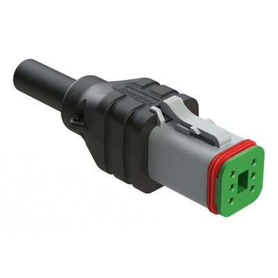 AT06GY-6S-N-TPE-M2 by Amphenol Sine Systems Corp - 6 POSITION PLUG SINGLE-ENDED MOL