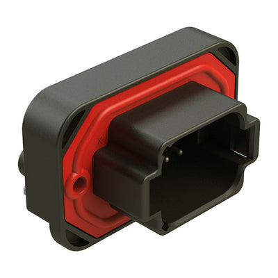 AT13-08PB-BM04 by Amphenol Sine Systems Corp - CONNECTOR HEADER R/A 8POS