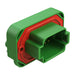 AT13-08PC-BM01 by Amphenol Sine Systems Corp - CONNECTOR HEADER R/A 8POS