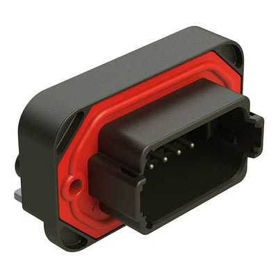 AT13-12PB-BM04 by Amphenol Sine Systems Corp - CONNECTOR HEADER R/A 12POS