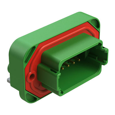 AT13-12PC-BM01 by Amphenol Sine Systems Corp - CONNECTOR HEADER R/A 12POS