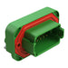 AT13-12PC-BM01 by Amphenol Sine Systems Corp - CONNECTOR HEADER R/A 12POS