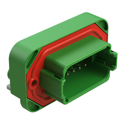 AT13-12PC-BM03 by Amphenol Sine Systems Corp - CONNECTOR HEADER R/A 12POS