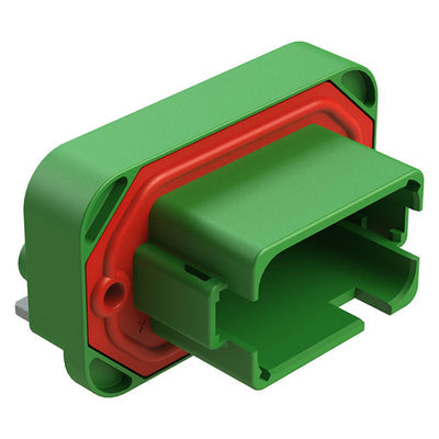 AT13-12PC-BM16 by Amphenol Sine Systems Corp - CONNECTOR HEADER R/A 12POS