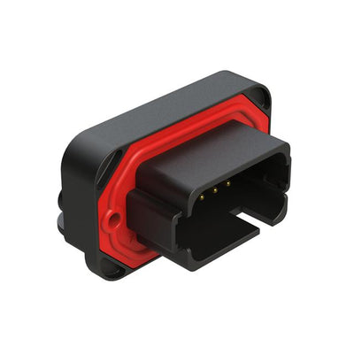 AT13-18PA-BM01BK by Amphenol Sine Systems Corp - 18 POSITION, RIGHT ANGLE FLANGE