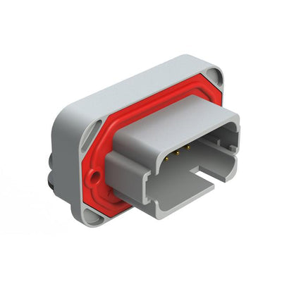 AT13-18PA-BM02GY by Amphenol Sine Systems Corp - 18 POSITION, RIGHT ANGLE FLANGE