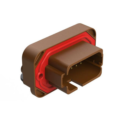 AT13-18PD-BM02BN by Amphenol Sine Systems Corp - 18 POSITION, RIGHT ANGLE FLANGE