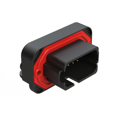 AT13-18PD-BM03BK by Amphenol Sine Systems Corp - 18 POSITION, RIGHT ANGLE FLANGE