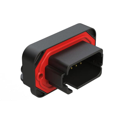 AT13-18PE-BM02BK by Amphenol Sine Systems Corp - 18 POSITION, RIGHT ANGLE FLANGE