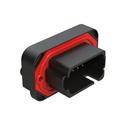 AT15-18PA-BM01BK by Amphenol Sine Systems Corp - 18 POSITION, STRAIGHT FLANGE MOU