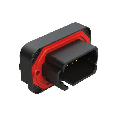 AT15-18PE-BM01BK by Amphenol Sine Systems Corp - 18 POSITION, STRAIGHT FLANGE MOU