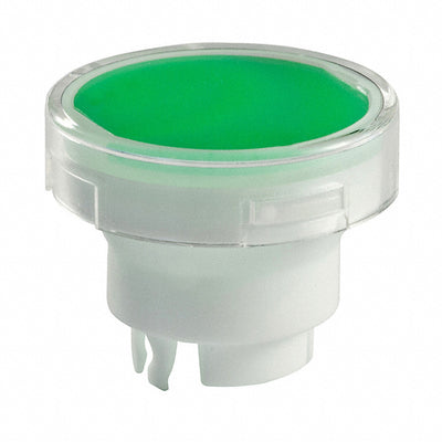AT3005JF by NKK Switches - CAP PUSHBUTTON ROUND CLEAR/GREEN