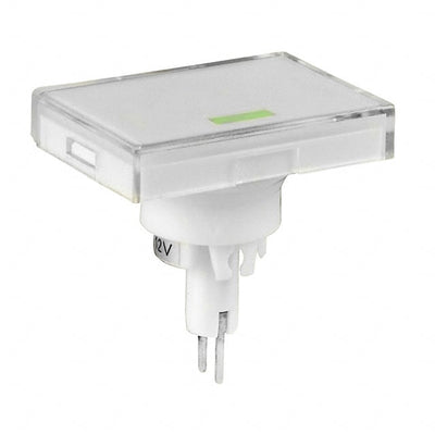 AT3012F12JB by NKK Switches - CAP PUSHBUTTON RECT CLEAR/WHITE