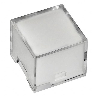 AT3022JB by NKK Switches - CAP PUSHBUTTON SQUARE CLEAR/WHT