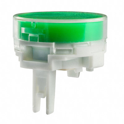 AT4013JF by NKK Switches - CAP PUSHBUTTON ROUND CLEAR/GREEN
