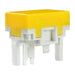 AT4026EJ by NKK Switches - CAP PUSHBUTTON RECT YELLOW