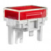 AT4027JC by NKK Switches - CAP PUSHBUTTON RECT CLEAR/RED