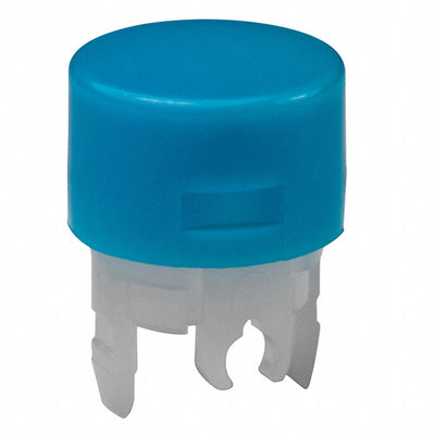 AT4036G by NKK Switches - CAP PUSHBUTTON ROUND BLUE