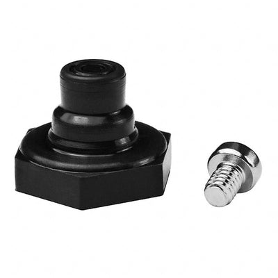 AT4041M by NKK Switches - PUSHBUTTON FULL BOOT BLACK
