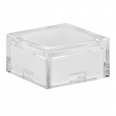 AT4060JB by NKK Switches - CAP TACTILE SQUARE CLEAR/WHITE
