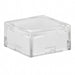 AT4060JB by NKK Switches - CAP TACTILE SQUARE CLEAR/WHITE