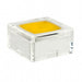 AT4060JE by NKK Switches - CAP TACTILE SQUARE CLEAR/YELLOW