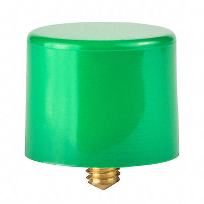 AT407F by NKK Switches - CAP PUSHBUTTON ROUND GREEN