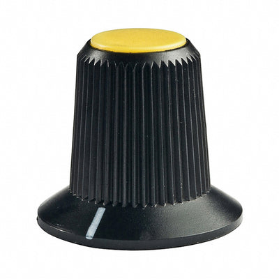 AT4103E by NKK Switches - SW CAP SMALL ROTARY KNOB YELLOW