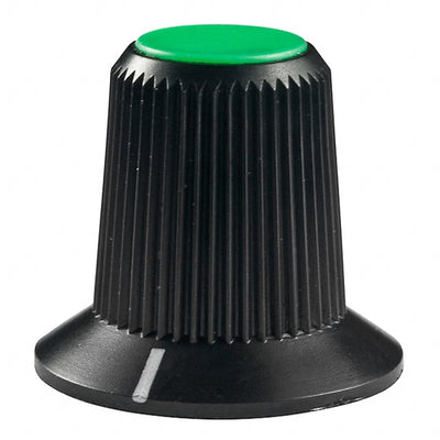 AT4103F by NKK Switches - SW CAP SMALL ROTARY KNOB GREEN