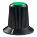 AT4103F by NKK Switches - SW CAP SMALL ROTARY KNOB GREEN