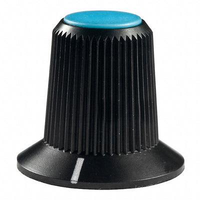 AT4103G by NKK Switches - SW CAP SMALL ROTARY KNOB BLUE
