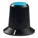AT4103G by NKK Switches - SW CAP SMALL ROTARY KNOB BLUE