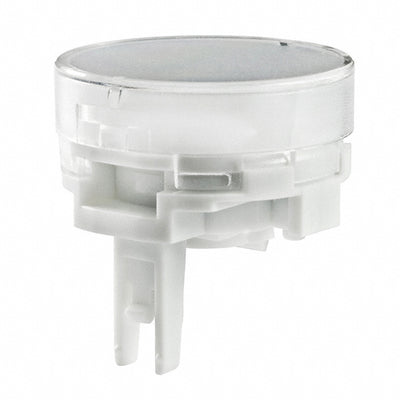 AT4128JB by NKK Switches - CAP PUSHBUTTON ROUND CLEAR/WHITE